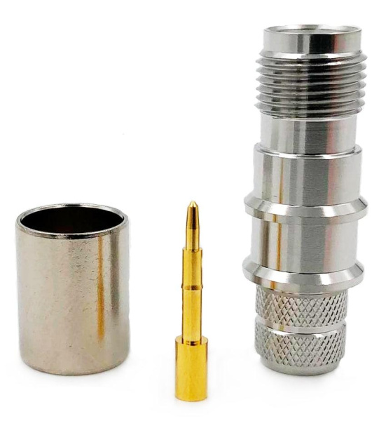 Коаксиальный коннектор RP-TNC female для кабеля 8D-FB/400