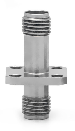 Коаксиальный переход SMA female - SMA female фланцевый 