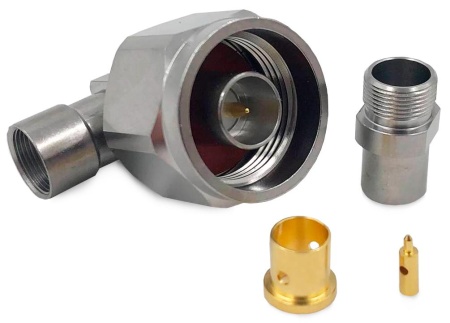 N male угловой для кабеля E54/UFA210A