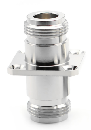 Фланцевый коаксиальный переход N female - N female 