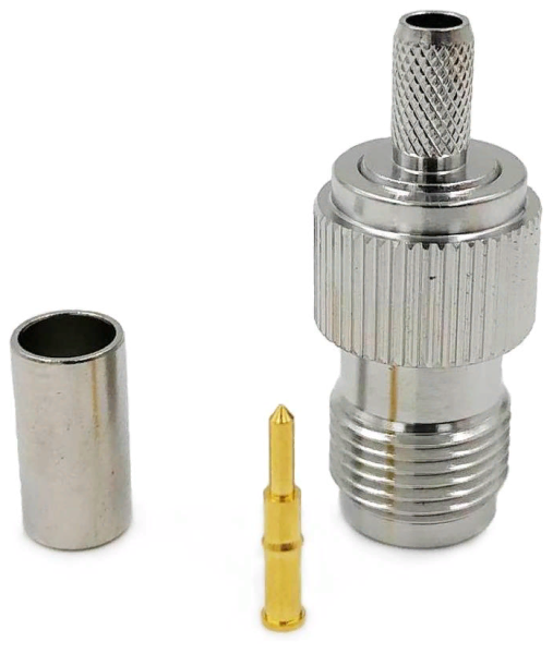 RP-TNC female для кабеля 3D-FB/195/RG58