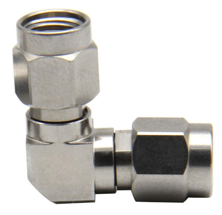 Коаксиальный переход 2.92mm male-2.92mm male угловой