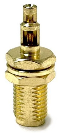 Коаксиальный коннектор SMA female для кабельной группы RG178 Коаксиальный коннектор SMA female для кабельной группы RG178