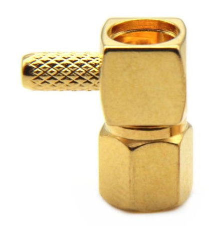 SMC female обжимной угловой для кабеля LMC100