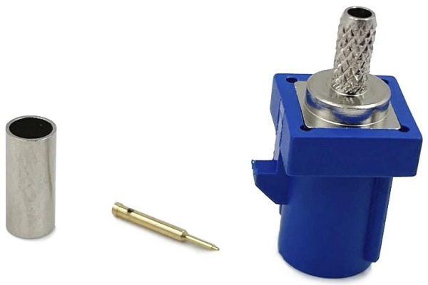 Fakra SMB C 5005 male для кабельной группы RG316/RG174