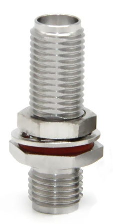 SMA female-SMA female фланцевый коаксиальный переход 18 ГГц