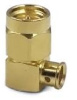 SMA male угловой для кабеля RG402/141