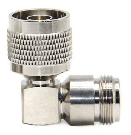 Коаксиальный переход N male-N female угловой 6 ГГц