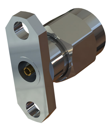 Коннектор фланцевый 2.92mm male под пайку на плату