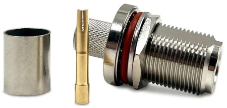 N female Light круглый фланец для кабельной группы 8D-FB/LMR400/LMC400UF