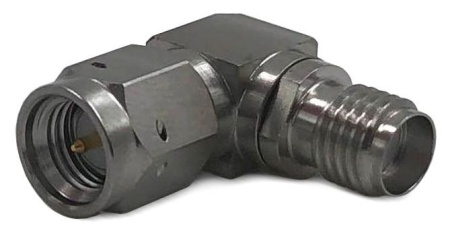 Коаксиальный переход IXв-IXр угловой, 18 ГГц