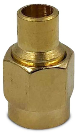 Коаксиальный коннектор SMA male для кабельной группы 141/RG402/С40
